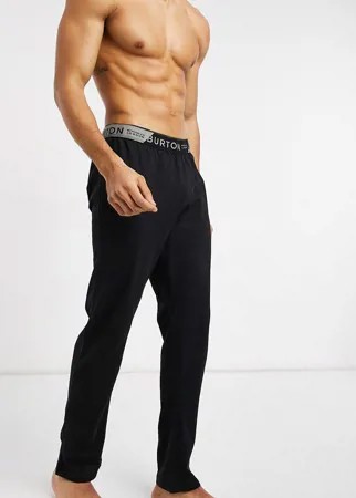 Черные трикотажные джоггеры Burton Menswear-Черный цвет