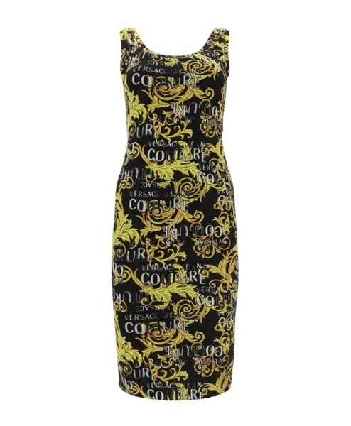 Эффектное короткое платье Versace Jeans Couture, мультиколор