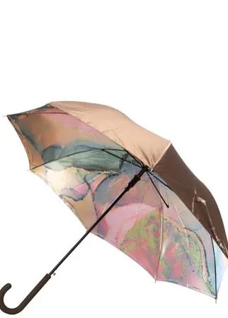 Зонт-трость женский полуавтоматический Eleganzza T-05-7252D коралловый