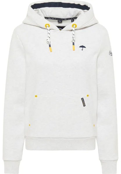 Толстовка Schmuddelwedda Hoodie, цвет Wollweiss Melange