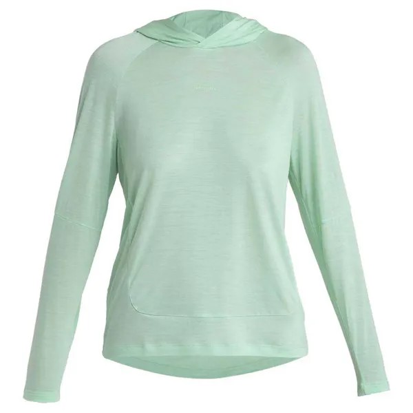 Спортивное худи Icebreaker Merino 125 Cool-Lite Sphere, зеленый