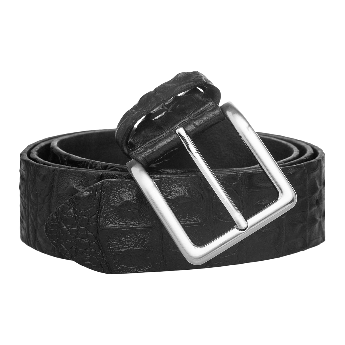 Ремень мужской Lakestone Pine Black Caiman 101478 черный