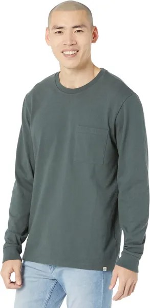 Футболка Madewell Relaxed Long Sleeve Tee, цвет Steel Green