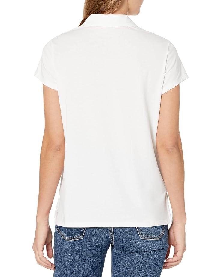 Поло Adidas Go-To Heathered Polo Shirt, цвет White Melange