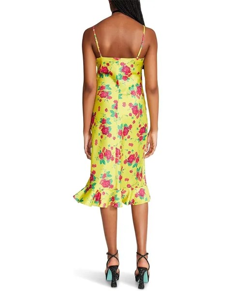 Платье Betsey Johnson Stevie Midi Dress, цвет Sulphur Spring