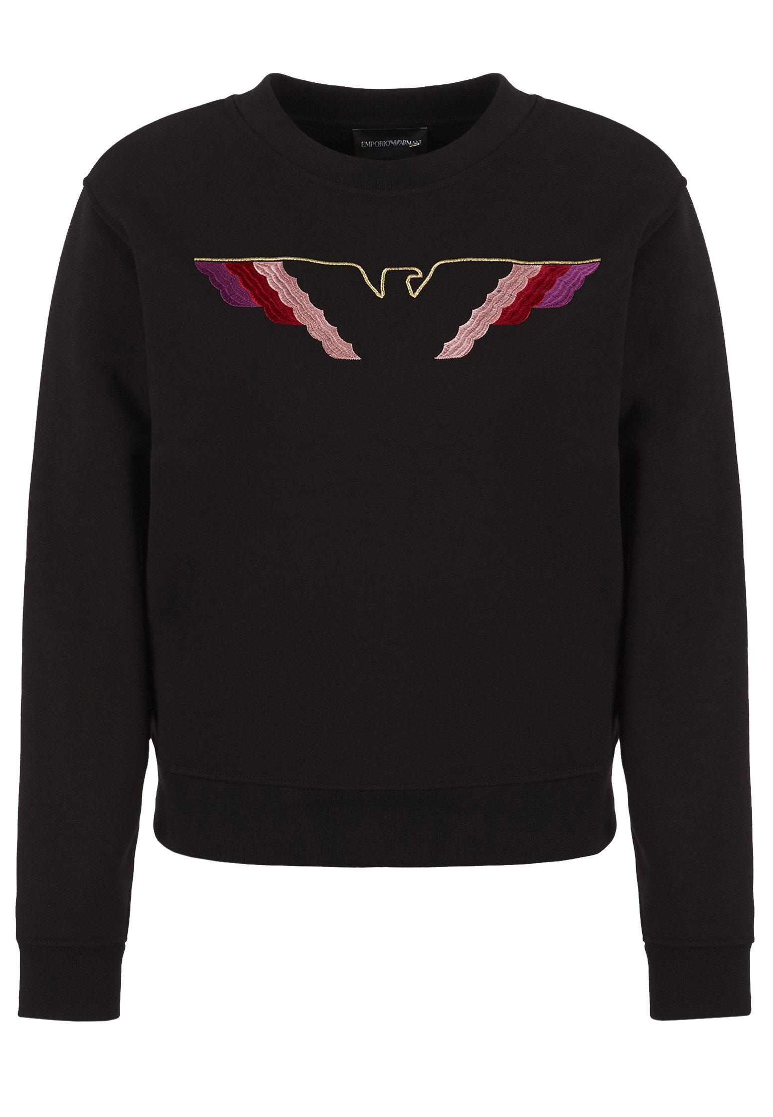 Свитшот женский Emporio Armani 122362 черный 38 IT
