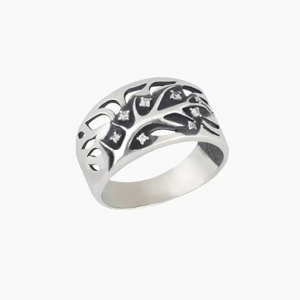 Кольцо женское ЮМИЛА из серебра 925 К21269 размер 18.5