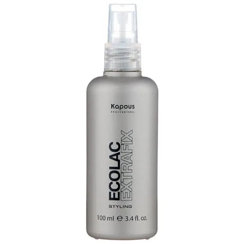 Kapous Professional Жидкий лак для волос Ecolac Extrafix, экстрасильная фиксация, 100 мл