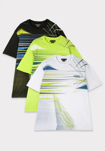 Комплект из 3х футболок с графическим принтом