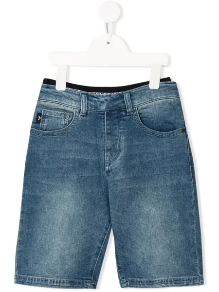Emporio Armani Kids джинсовые шорты