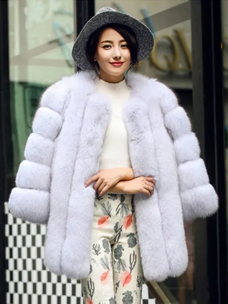 Высококачественные зимние женские пальто ZADORIN, роскошная женская толстая теплая длинная пушистая Меховая куртка, розовое пальто, Bontjas