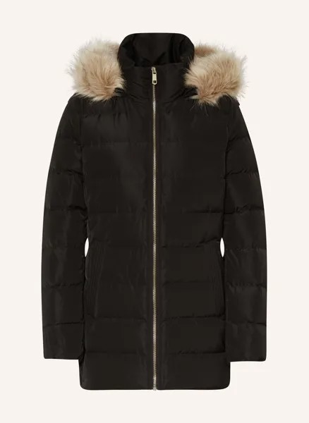 Пуховик Heritage Down Tyra с искусственным мехом Tommy Hilfiger, черный