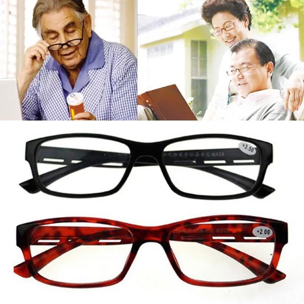 Очки для чтения Унисекс Очки Пресбиопия 1.0 1.5 2.0 2.5 3.0 Женщины Весенняя шарнирная смола Очки для чтения Дамские очки Безопасные очки Пресбиопия