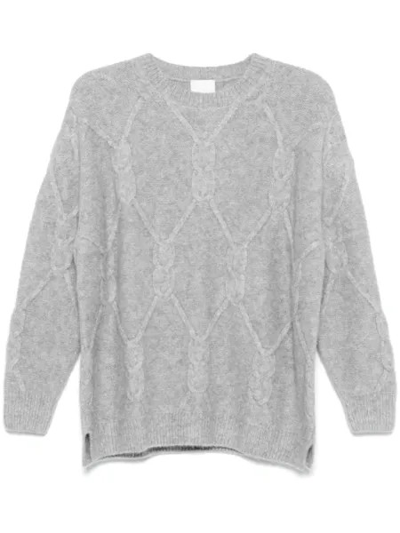 Allude свитер с эффектом меланжа, серый