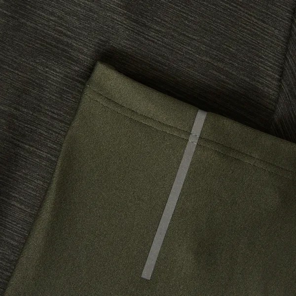 Женские дышащие короткие леггинсы для бега Dry+ Feel - хаки Kalenji