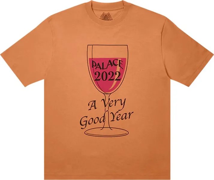 Футболка Palace Good Year T-Shirt 'Caramel', оранжевый