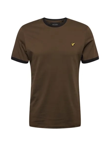 Футболка Lyle & Scott Ringer, коричневый
