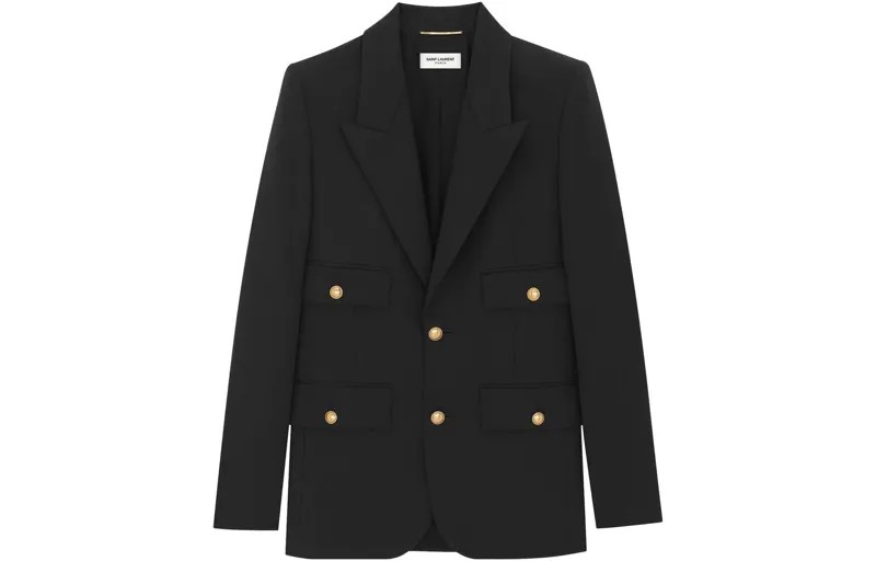 SAINT LAURENT Женский деловой костюм, цвет Black