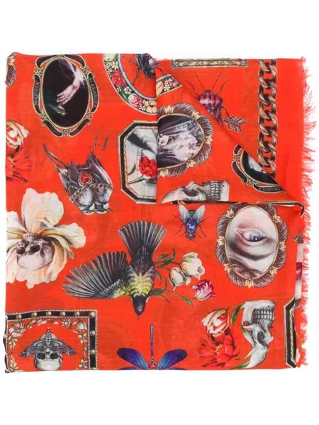 Alexander McQueen шаль Curiosities