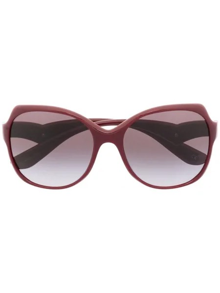 Dolce & Gabbana Eyewear солнцезащитные очки в массивной оправе