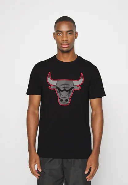 Спортивная футболка NBA CHICAGO BULLS OUTLINE LOGO TEE New Era, цвет black