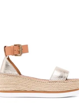 See by Chloé эспадрильи на платформе