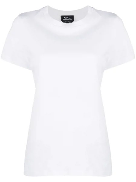 A.P.C. футболка с круглым вырезом