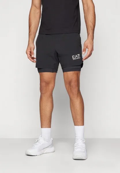 Спортивные шорты VIGOR7 EA7 Emporio Armani, черный