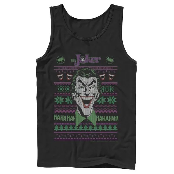 Мужская трикотажная майка Batman Joker Head Shot DC Comics