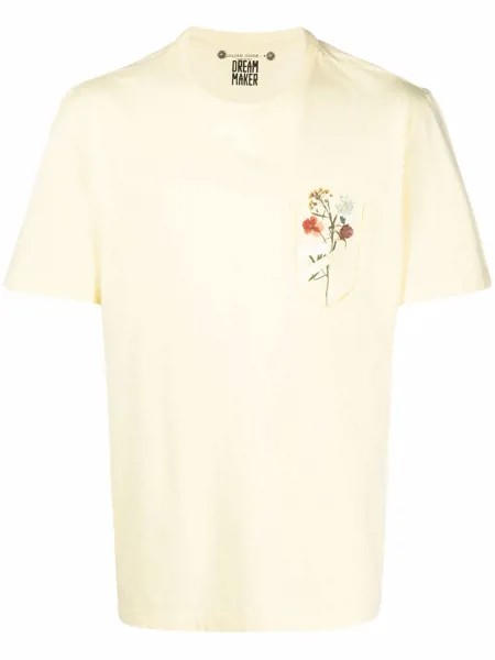 Golden Goose футболка с цветочным принтом