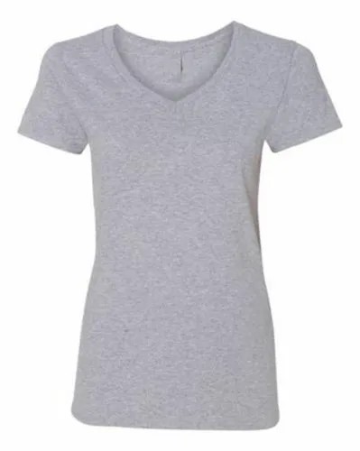 Женская футболка Faded Glory с коротким рукавом, однотонная, серая, L 12-14
