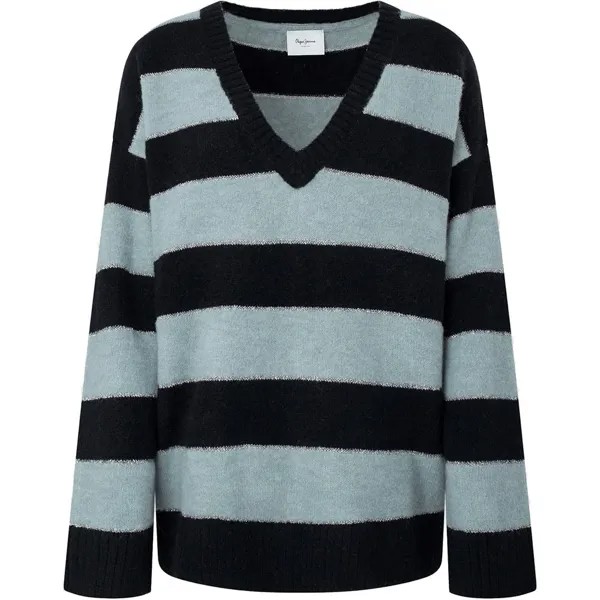 Свитер Pepe Jeans Felice Stripe V Neck, разноцветный