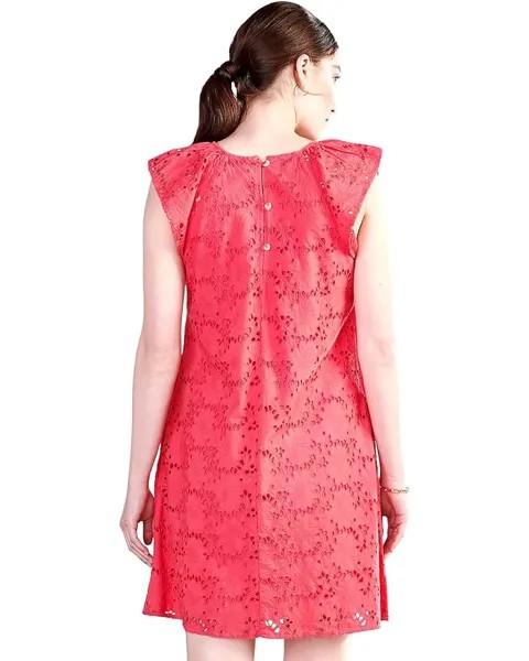 Платье Hatley Kaia Eyelet Dress - Rouge Red, цвет Rouge Red