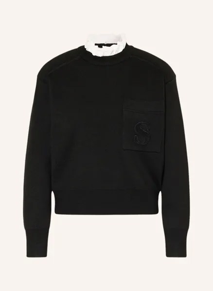 Пуловер Sandro, черный