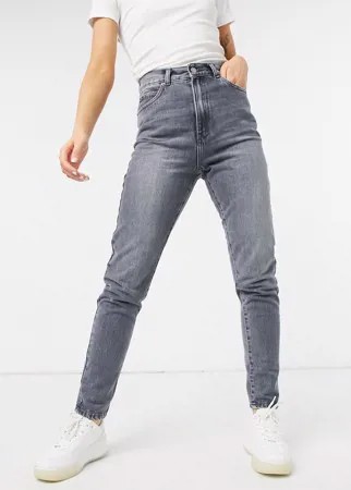 Серые выбеленные джинсы скинни Dr Denim Nora-Серый