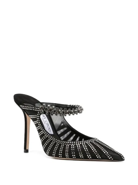 Jimmy Choo 100-мм мюли Bing, черный