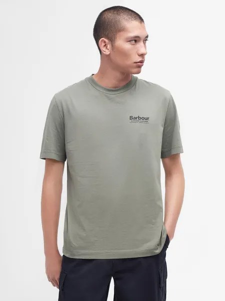 Футболка Кэттерик Barbour, дасти оливковое