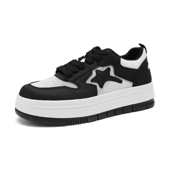 Кроссовки D:FUSE SCANDINAVIA Skateboarding Shoes Women's Low-top White/black, белый/черный