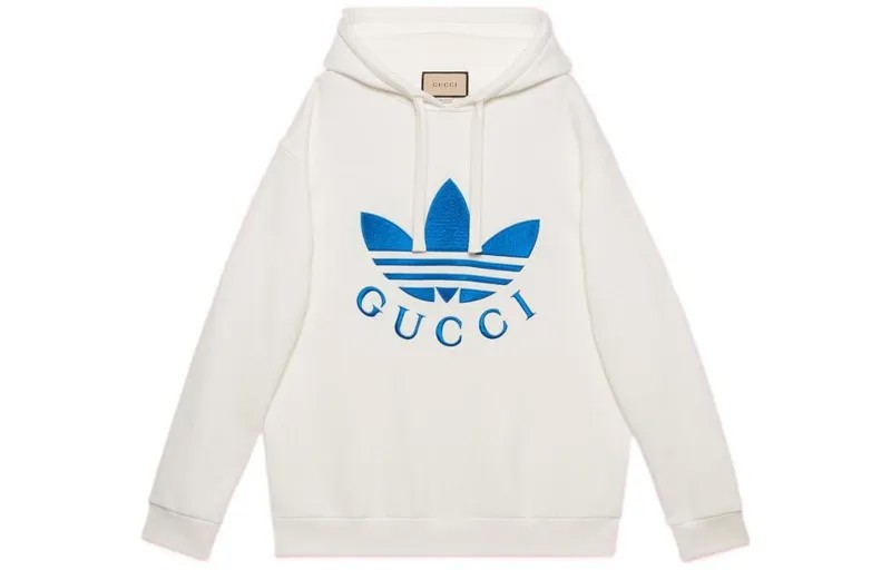 Толстовка Adidas Originals X ADIDAS унисекс белая Gucci, белый