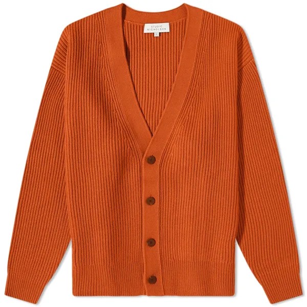 Джемпер Studio Nicholson Auxil 5 Gauge Fisherman Rib Knit Cardigan