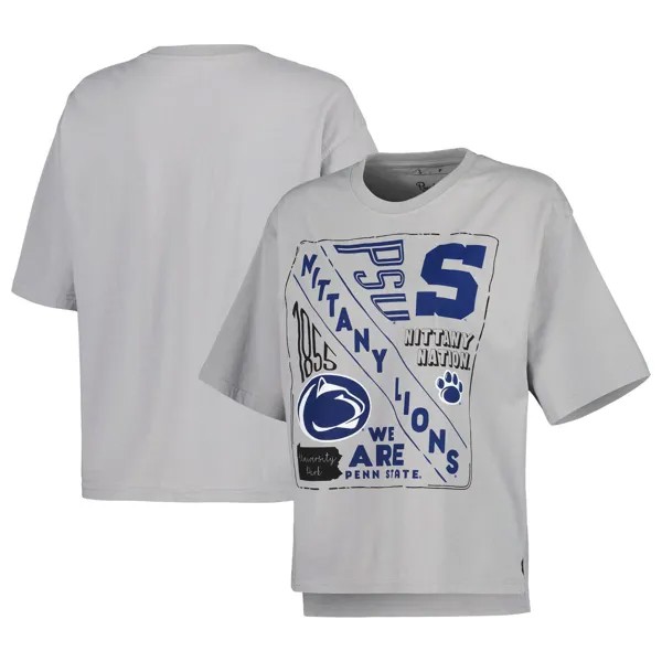Женская серебряная футболка для прессы Penn State Nittany Lions Rock & Roll School of Rock