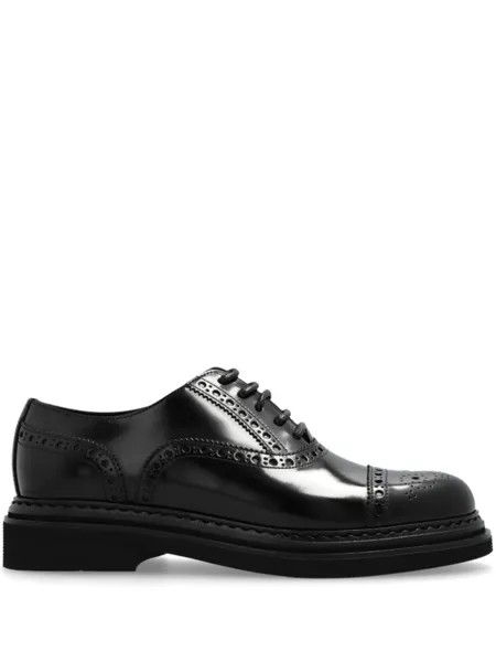 Туфли-оксфорды Dolce & Gabbana на шнуровке, черный