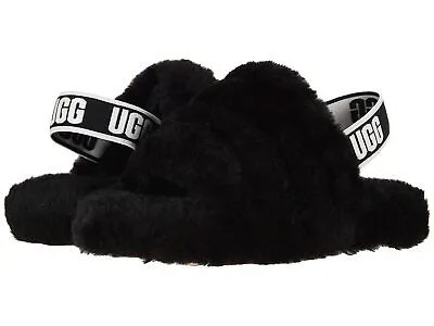 Тапочки для девочек UGG Kids Fluff Yeah Slide (Little Kid/Big Kid)