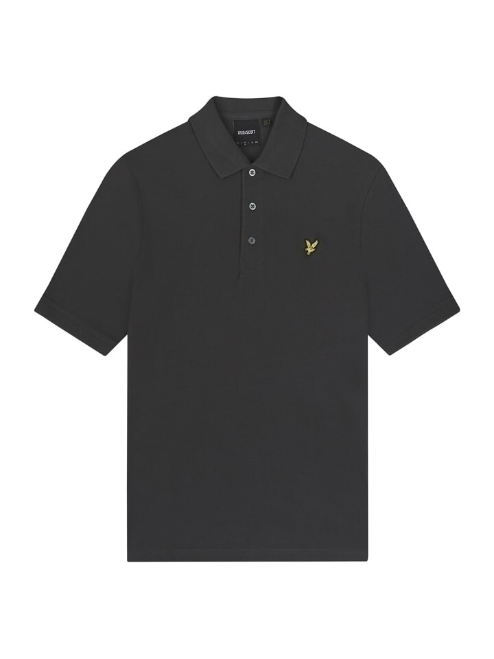 Футболка поло Lyle & Scott, антрацит