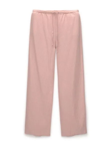 Широкие брюки Pull&Bear, цвет Pitaya
