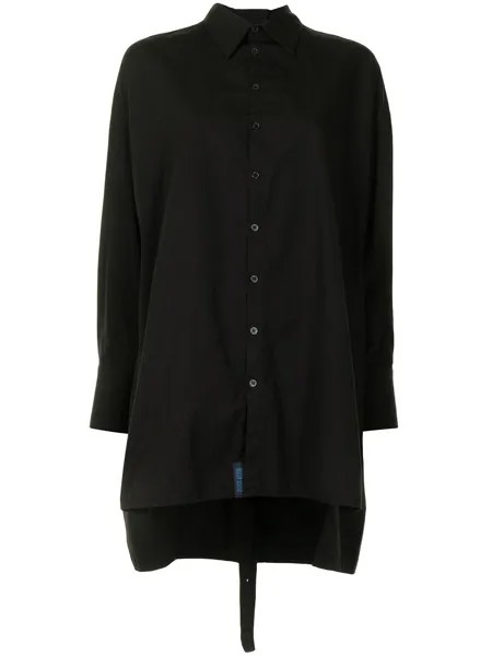 Yohji Yamamoto удлиненная рубашка