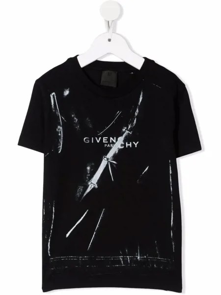Givenchy Kids футболка с логотипом