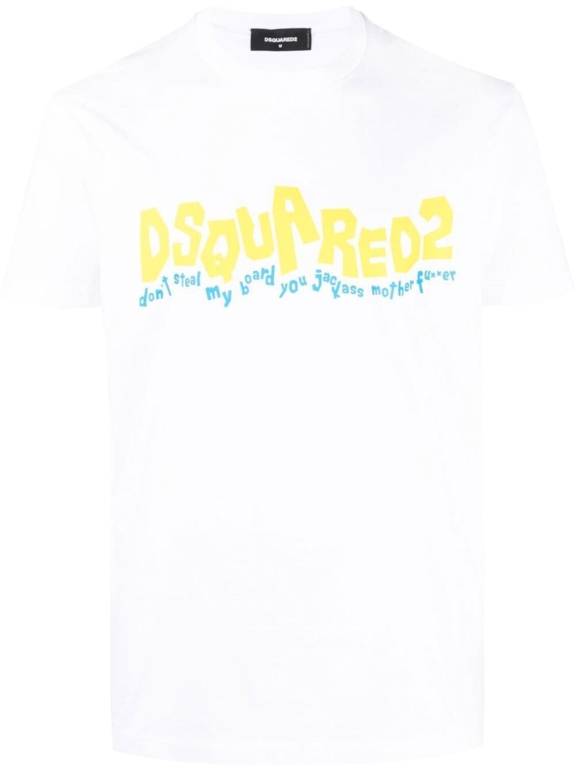 Dsquared2 футболка с графичным принтом, белый