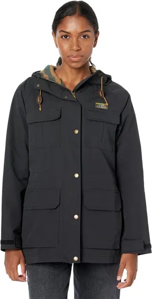 Куртка Petite Mountain Classic Water Resistant Jacket L.L.Bean, черный