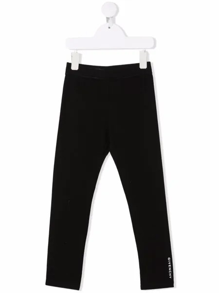 Givenchy Kids спортивные брюки с логотипом